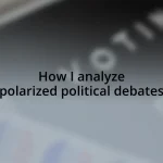How I analyze polarized political debates