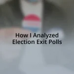 How I Analyzed Election Exit Polls